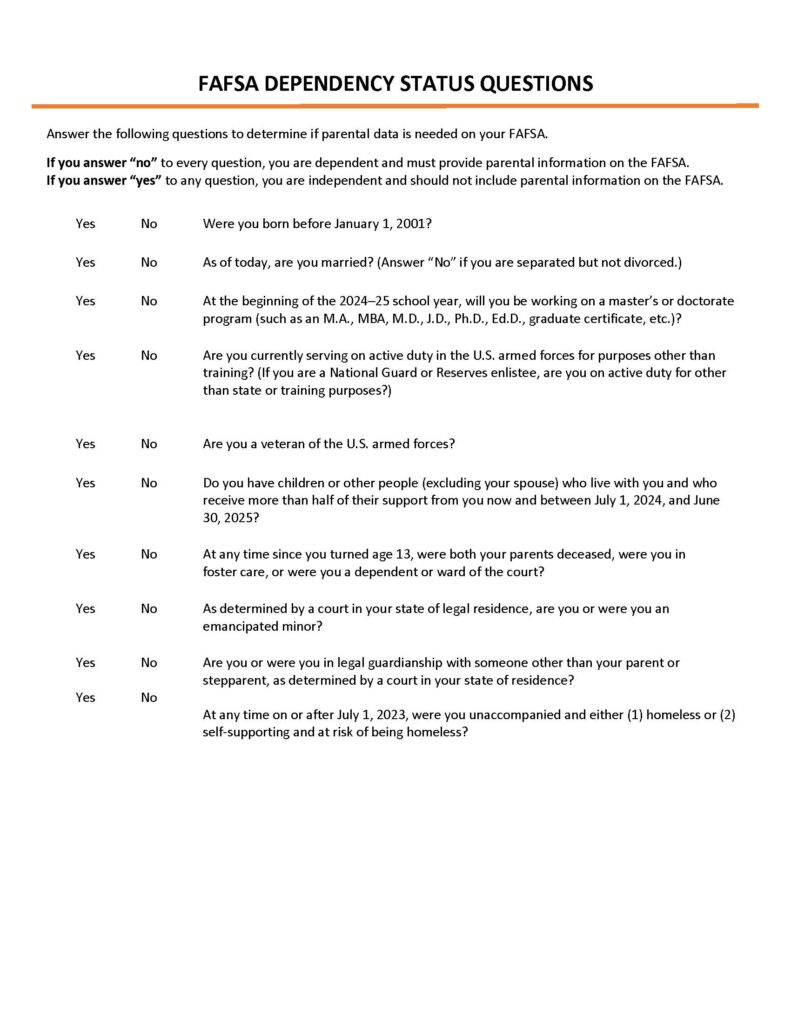CC FAFSA checklist 24 25 Page 2